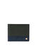 Green and Blue Franzy Men's Bifold Wallet With Flap